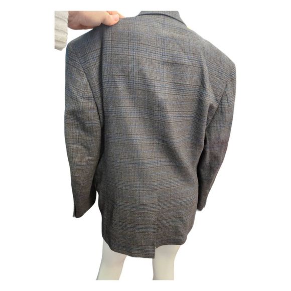 Ralph Lauren Gray Plaid Suit Jacket Size 44 - Picture 6 of 11